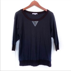 5/$25 Anthro COREY LYNN CALTER black sweater top